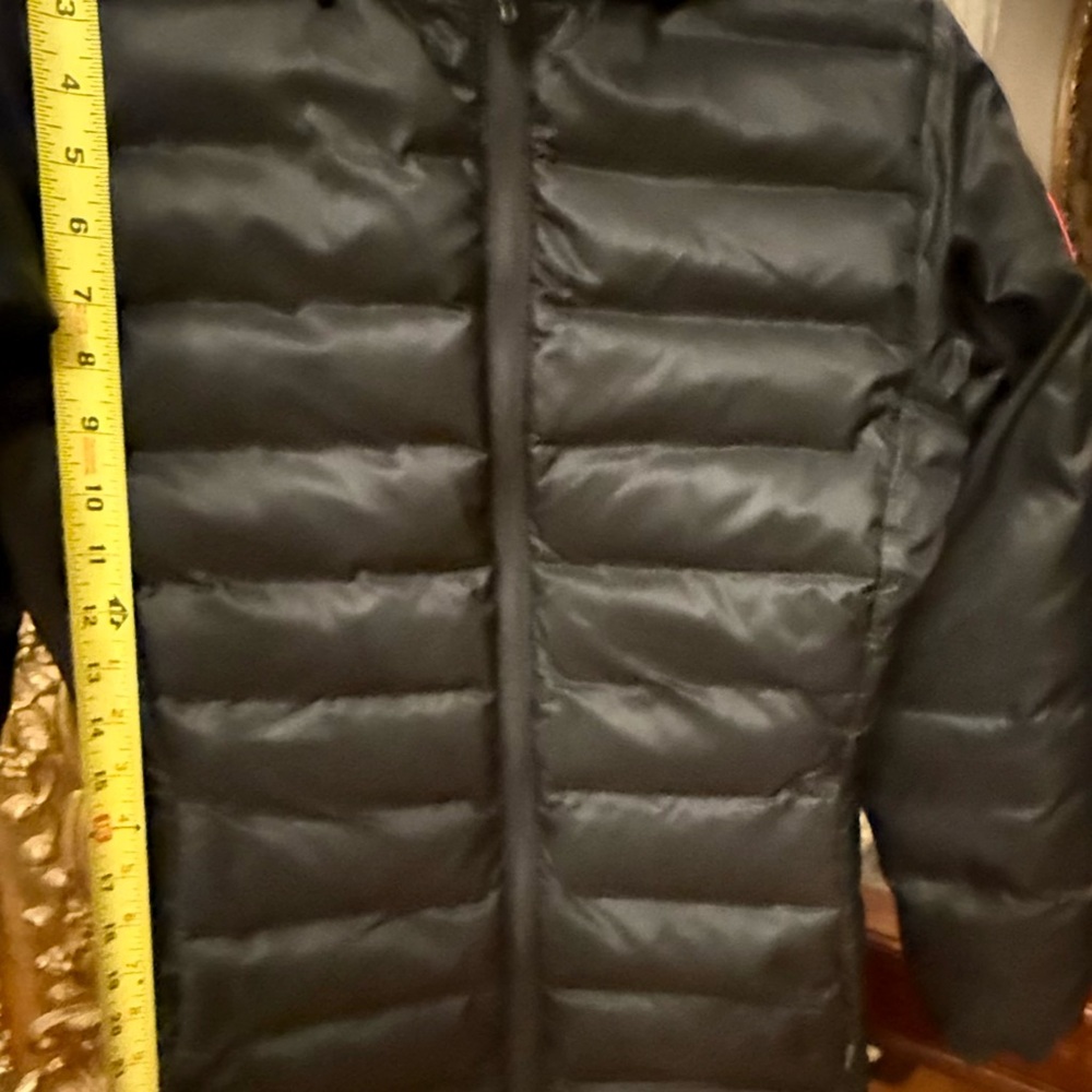 Authentic Canada Goose Black Quilted Down Jacket with Signature Patch Size XS - Picture 6 of 9